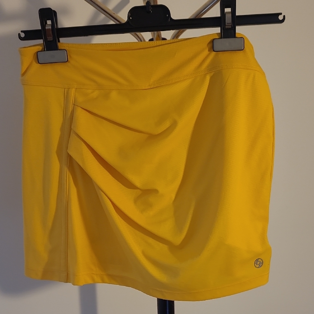 Lija Yellow Athletic Skirt